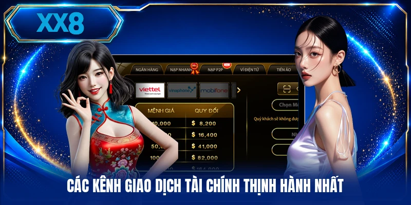 Các kênh giao dịch tài chính thịnh hành nhất